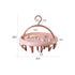 Round Multi-clip Drying Rack, Multi-functional Clothes Hanger for Socks & Underwear—White