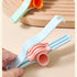 Sealing Clip with Spout, Moisture-Proof Food Sealer for Seasonings,Snacks and Bags—4-Pack—Green
