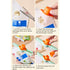 Sealing Clip with Spout, Moisture-Proof Food Sealer for Seasonings,Snacks and Bags—4-Pack—Green