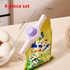 Sealing Clip with Spout, Moisture-Proof Food Sealer for Seasonings,Snacks and Bags—4-Pack—Pink