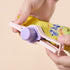 Sealing Clip with Spout, Moisture-Proof Food Sealer for Seasonings,Snacks and Bags—4-Pack—Pink