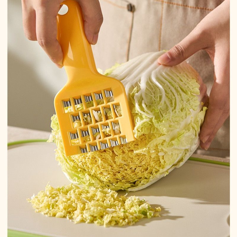 Cute Vegetable Grater, Multifunctional Shredder for Dumpling Filling—White