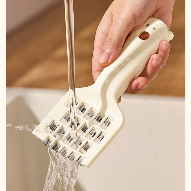 Cute Vegetable Grater, Multifunctional Shredder for Dumpling Filling—White