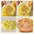 Cute Vegetable Grater, Multifunctional Shredder for Dumpling Filling—Yellow