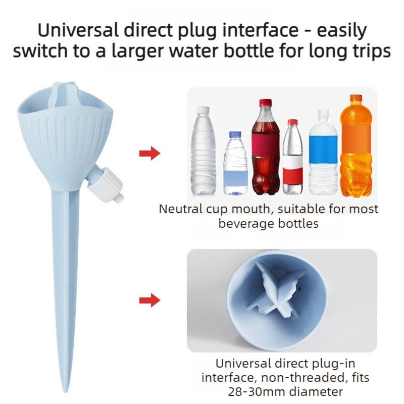 Automatic Plant Waterer, Adjustable Drip Irrigation Device for Potted Plants—Blue