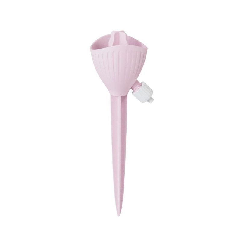 Automatic Plant Waterer, Adjustable Drip Irrigation Device for Potted Plants—Pink