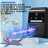 Smart Variable Frequency Ultrasonic Rodent Repeller Wall Hook Plug In Electronic Insect Repellent for Rats Roaches Mosquito Home Garage Warehouse-black