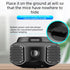 Multi-Wave Variable Frequency Ultrasonic Pest Repeller Electromagnetic Pressure Wave Rodent Insect Repellent Indoor Garage Warehouse Use-black
