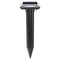 Solar Powered Ultrasonic Animal Repeller Outdoor Ground Stake Mole Possum Fox Cat Dog Deterrent for Garden Lawn Farm Yard