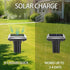 Solar Powered Ultrasonic Animal Repeller Outdoor Ground Stake Mole Possum Fox Cat Dog Deterrent for Garden Lawn Farm Yard