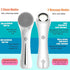 6‑in‑1 Facial Cleansing & EMS Skincare Device – Heat Therapy, Waterproof