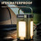 IPX4 Waterproof Camping Lantern Rechargeable Portable Outdoor LED Light with Power Indicator