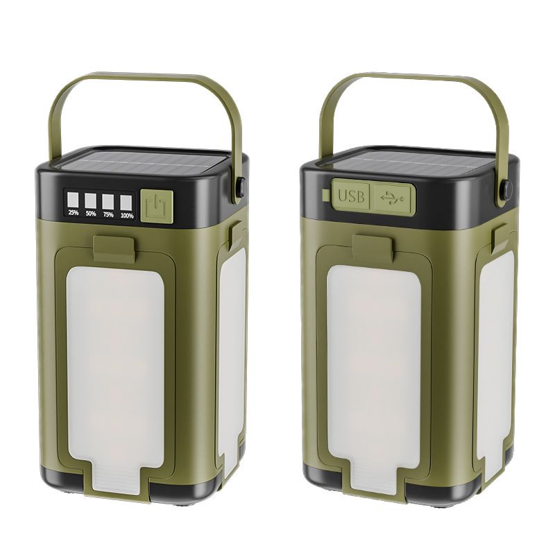 IPX4 Waterproof Camping Lantern Rechargeable Portable Outdoor LED Light with Power Indicator