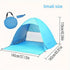 Instant Pop Up Beach Tent Quick Setup Sun Shelter Portable UV Protection Outdoor Camping Tent for 2-3 Person-145*165*110cm