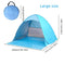 Instant Pop Up Beach Tent Quick Setup Sun Shelter Portable UV Protection Outdoor Camping Tent for 2-3 Person-200*165*130cm