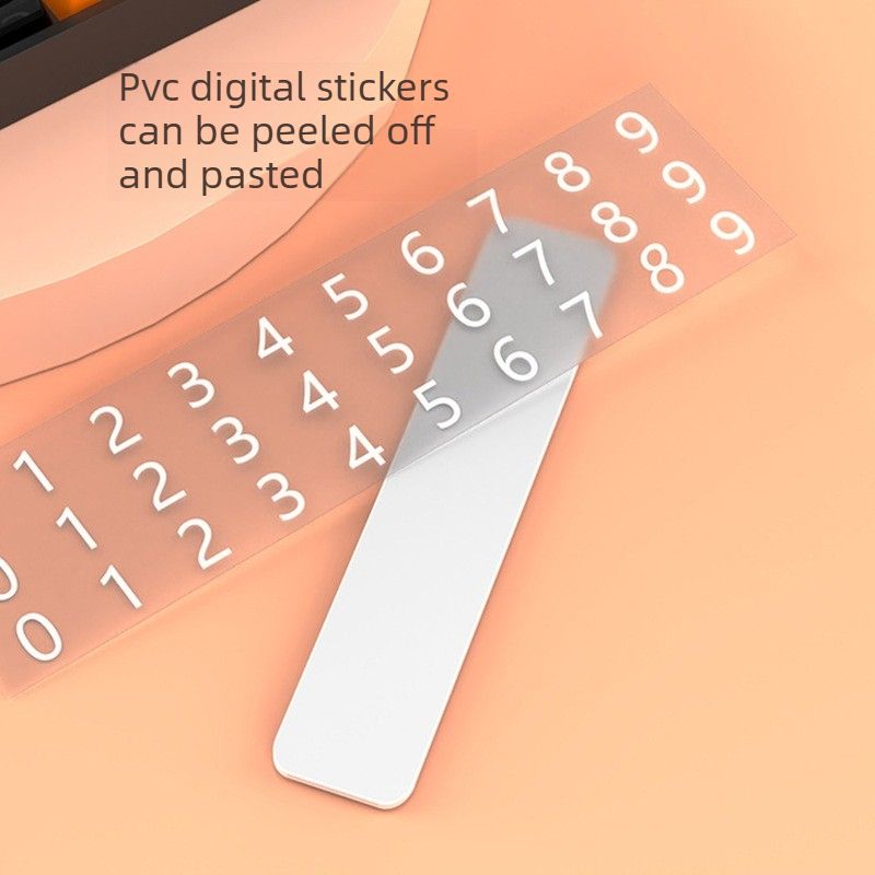 Temporary Parking Phone Number Display-green