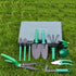 Potted Plant Pruning Shovel Kit Garden Planting Weeding Set Bonsai Trimming Garden Tools Green 10 PCS