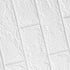 3D Wallpaper Self Adhesive Waterproof Cuttable Odorless Faux Brick Wall Panel for Living Room Bedroom White 10pcs