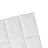 3D Wallpaper Self Adhesive Waterproof Cuttable Odorless Faux Brick Wall Panel for Living Room Bedroom White 10pcs