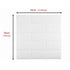 3D Wallpaper Self Adhesive Waterproof Cuttable Odorless Faux Brick Wall Panel for Living Room Bedroom White 10pcs