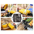 20pcs Barbecue Utensils Food Grade Stainless Steel Skewer Fork Knife BBQ Tool Set for Camping Hiking