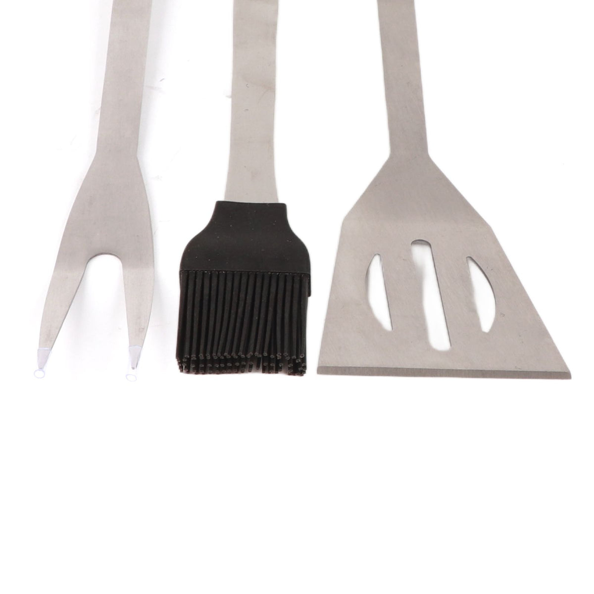 20pcs Barbecue Utensils Food Grade Stainless Steel Skewer Fork Knife BBQ Tool Set for Camping Hiking