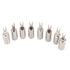 20pcs Barbecue Utensils Food Grade Stainless Steel Skewer Fork Knife BBQ Tool Set for Camping Hiking