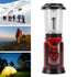 Radio Lantern Hand Crank USB Rechargeable Multi Functional AM FM Emergency Radio LED Flashlight for Camping Hiking Red