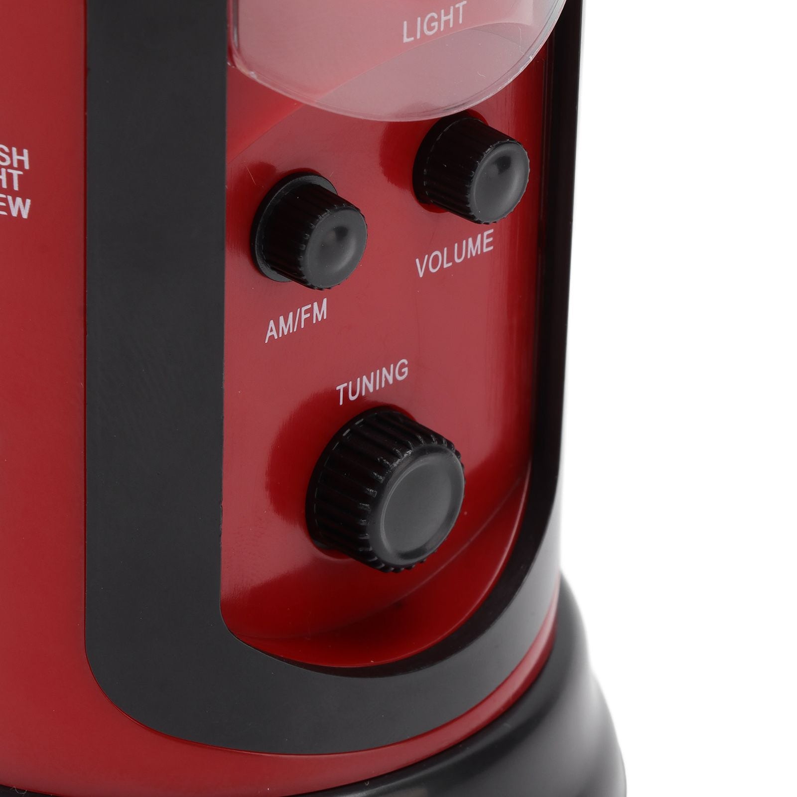 Radio Lantern Hand Crank USB Rechargeable Multi Functional AM FM Emergency Radio LED Flashlight for Camping Hiking Red
