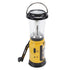 Radio Lantern Hand Crank USB Rechargeable Multi Functional AM FM Emergency Radio LED Flashlight for Camping Hiking Yellow