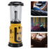 Radio Lantern Hand Crank USB Rechargeable Multi Functional AM FM Emergency Radio LED Flashlight for Camping Hiking Yellow