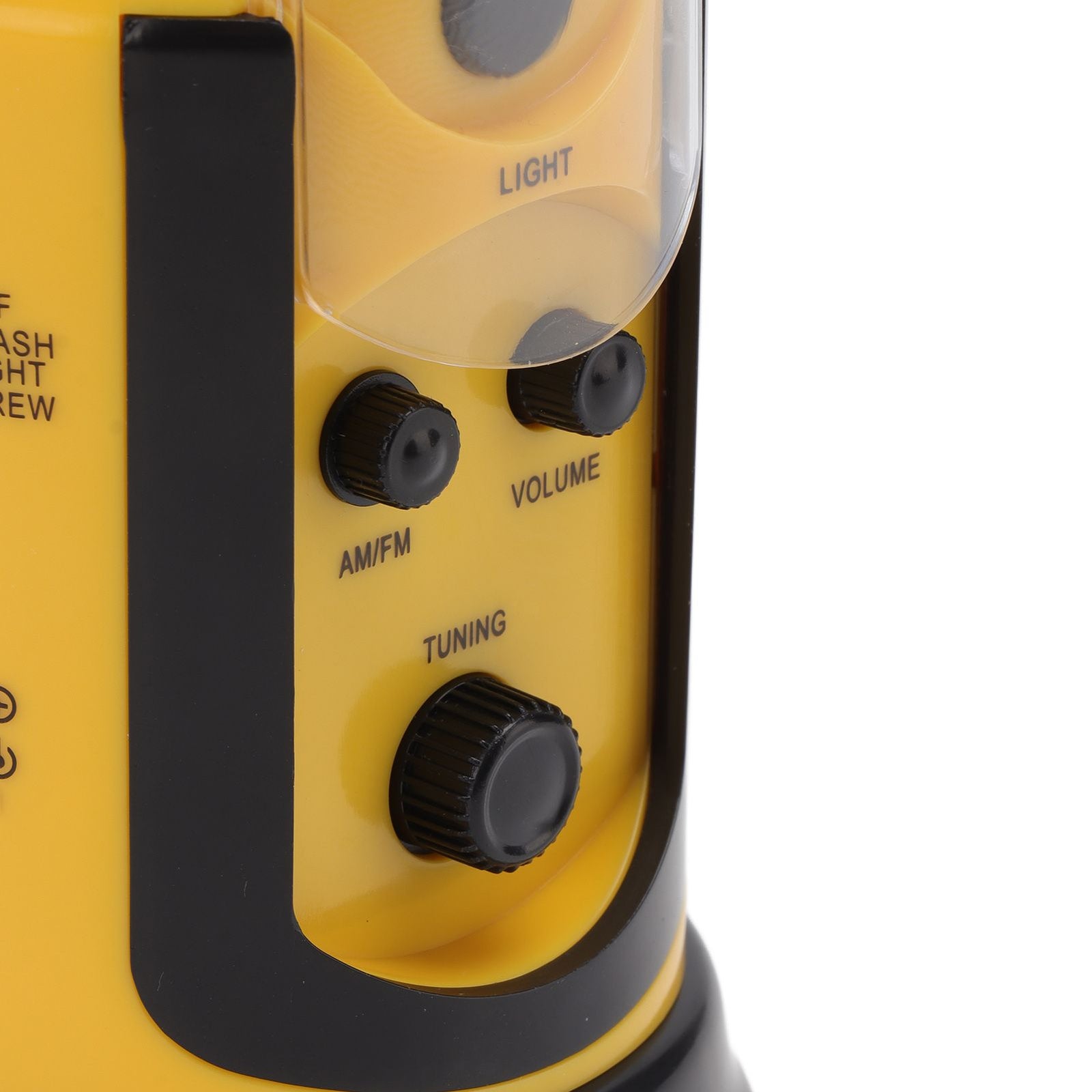Radio Lantern Hand Crank USB Rechargeable Multi Functional AM FM Emergency Radio LED Flashlight for Camping Hiking Yellow
