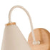 Corridor Wall Lamp Iron Lampshade Wall Mounted Curved Light for Bedroom Living Room Study Without Lamp Bulb White