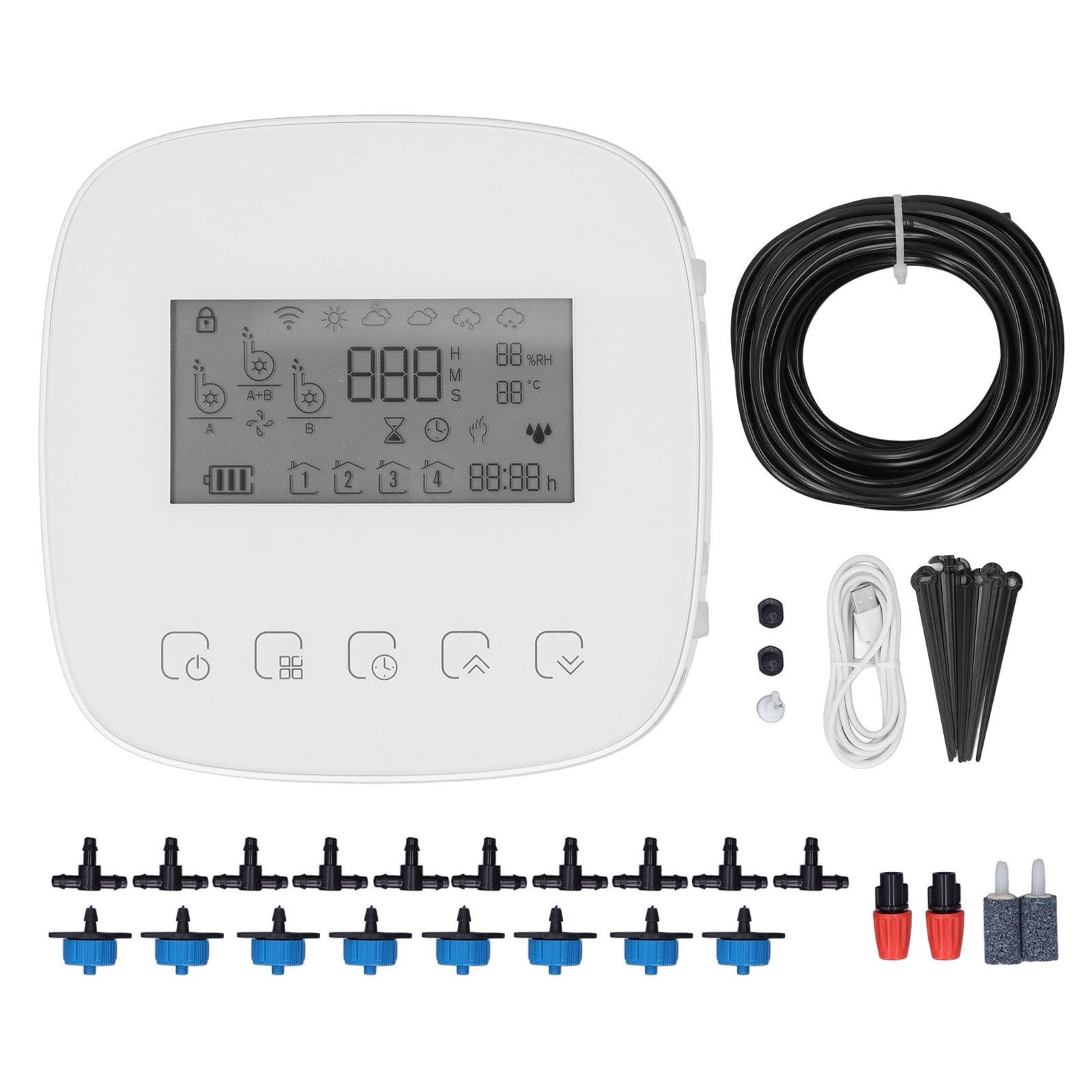 Automatic Drip Irrigation Kit Smart APP WiFi Programmable Timing Irrigaition System Automatic Garden Plants Watering Device
