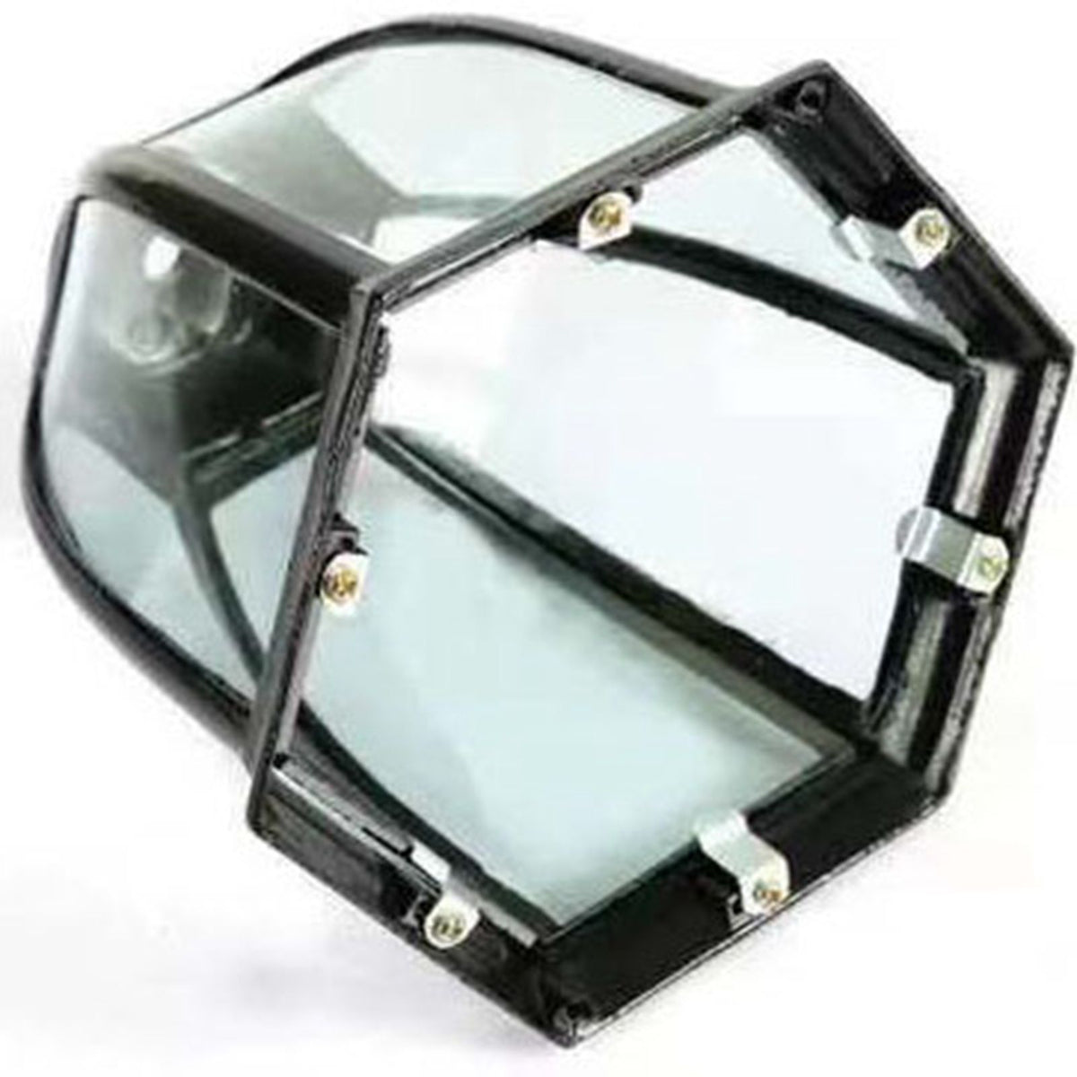 Hex Garden Wall Lamp Waterproof Outdoor Wall Light Corridor Courtyard Balcony Lamp Black