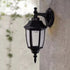 Hex Garden Wall Lamp Waterproof Outdoor Wall Light Corridor Courtyard Balcony Lamp Black