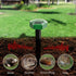 4Pcs Solar Mole Repellent Ultrasonic Outdoor Waterproof Sonic Deterrent Mole Stopper Rodent Gopher Chaser for Lawn Garden Yard Home