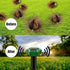 4Pcs Solar Mole Repellent Ultrasonic Outdoor Waterproof Sonic Deterrent Mole Stopper Rodent Gopher Chaser for Lawn Garden Yard Home
