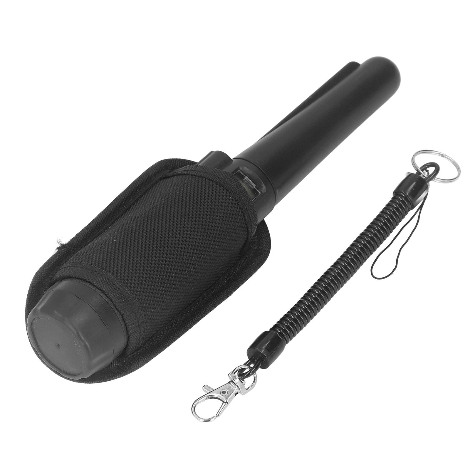 Metal Detector Professional High Sensitivity Portable Handheld Metal Detector with LCD Display Flashlight Function Black