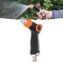 Garden Hose Nozzle Hose Rotating Adjustment Hose Thumb Sprayer for Watering Car Wash Yard Cleaning