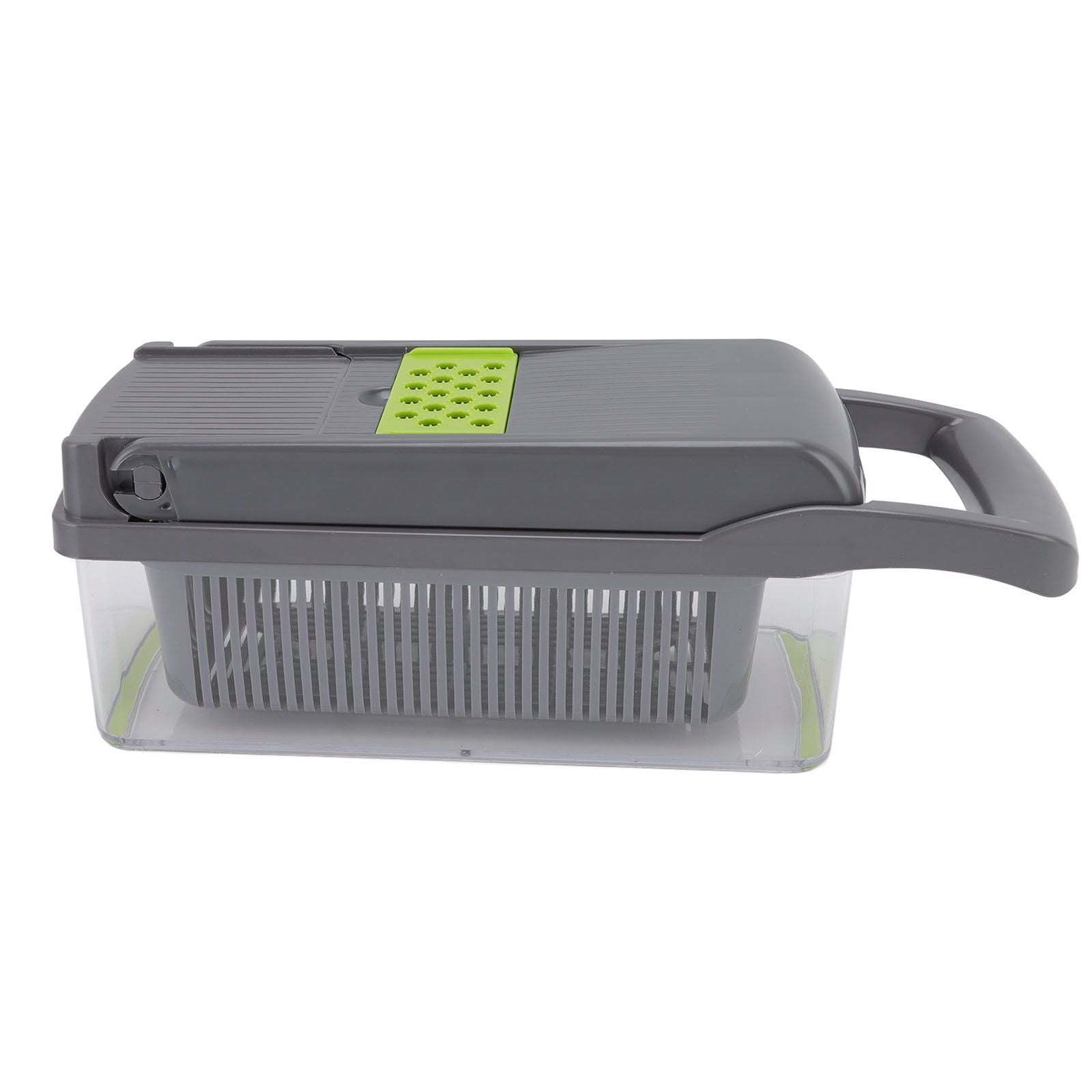 Multifunctional Vegetable Cutter with Egg White Separator 6 Blades Garlic Grinder Tabletting Large Capacity Food Chopper
