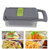 Multifunctional Vegetable Cutter with Egg White Separator 6 Blades Garlic Grinder Tabletting Large Capacity Food Chopper