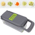 Multifunctional Vegetable Cutter with Egg White Separator 6 Blades Garlic Grinder Tabletting Large Capacity Food Chopper
