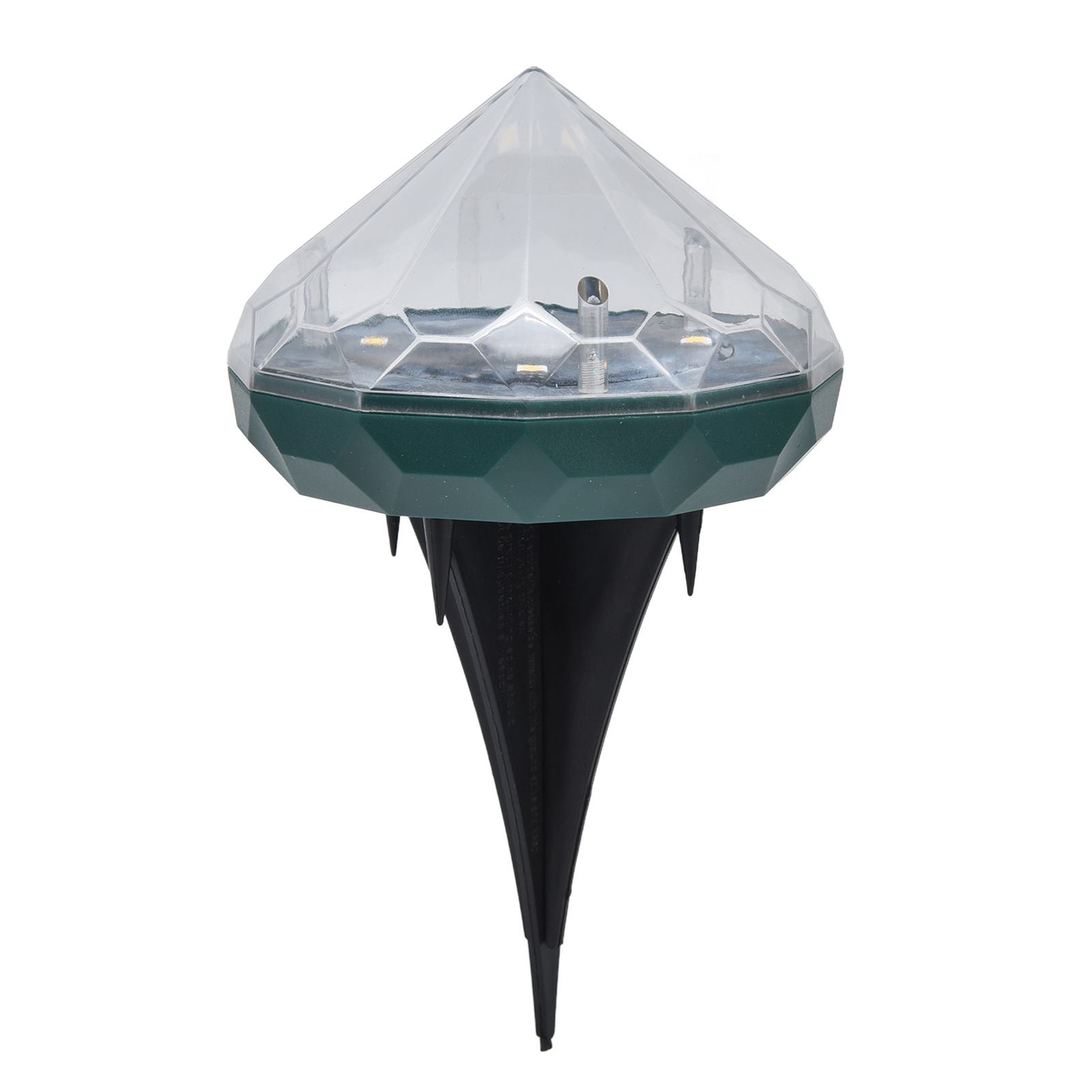 Solar Lawn Light Unique Diamond Design Waterproof LED Ground Insert Lamp for Courtyards Gardens Parks