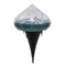 Solar Lawn Light Unique Diamond Design Waterproof LED Ground Insert Lamp for Courtyards Gardens Parks