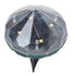Solar Lawn Light Unique Diamond Design Waterproof LED Ground Insert Lamp for Courtyards Gardens Parks