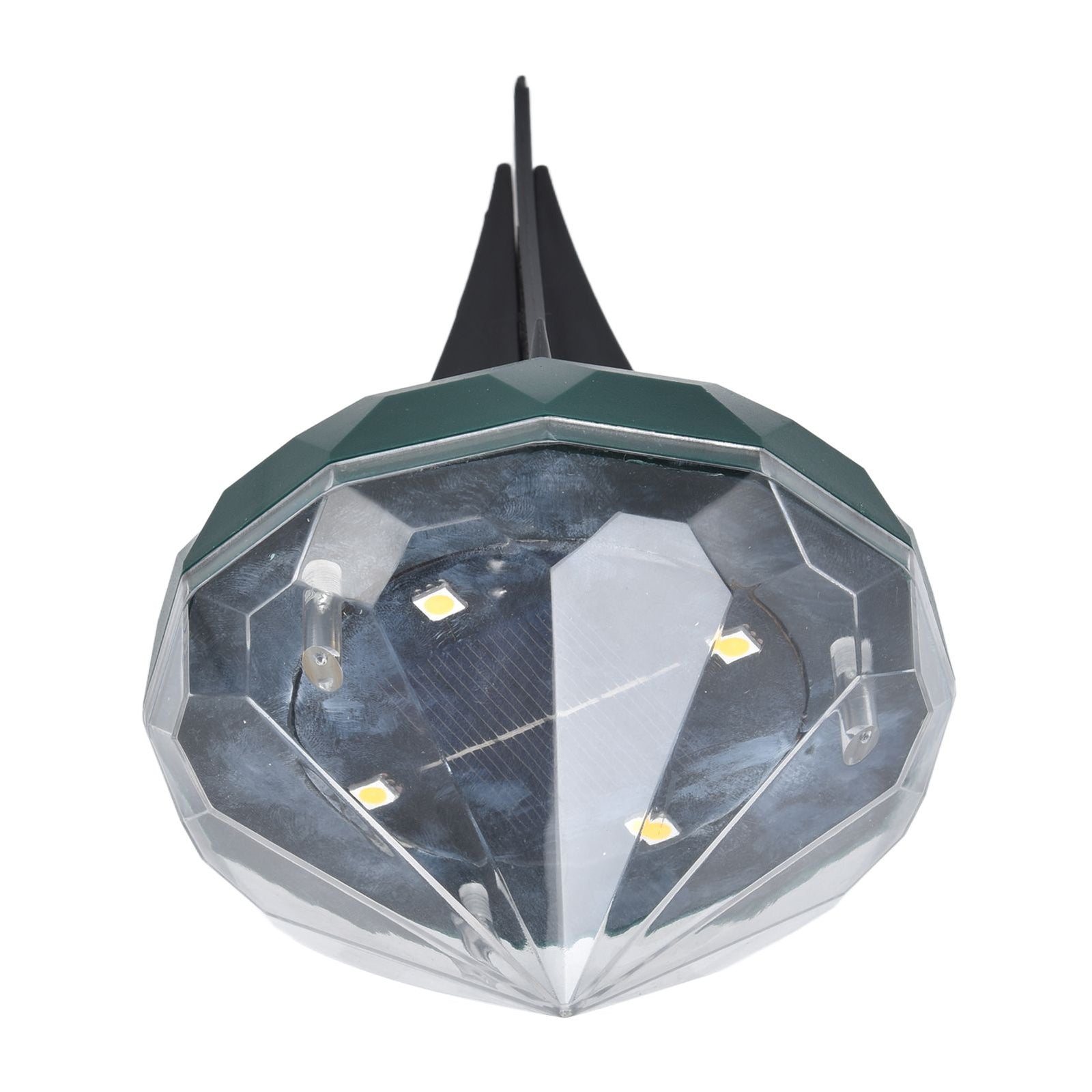 Solar Lawn Light Unique Diamond Design Waterproof LED Ground Insert Lamp for Courtyards Gardens Parks