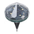 Solar Lawn Light Unique Diamond Design Waterproof LED Ground Insert Lamp for Courtyards Gardens Parks