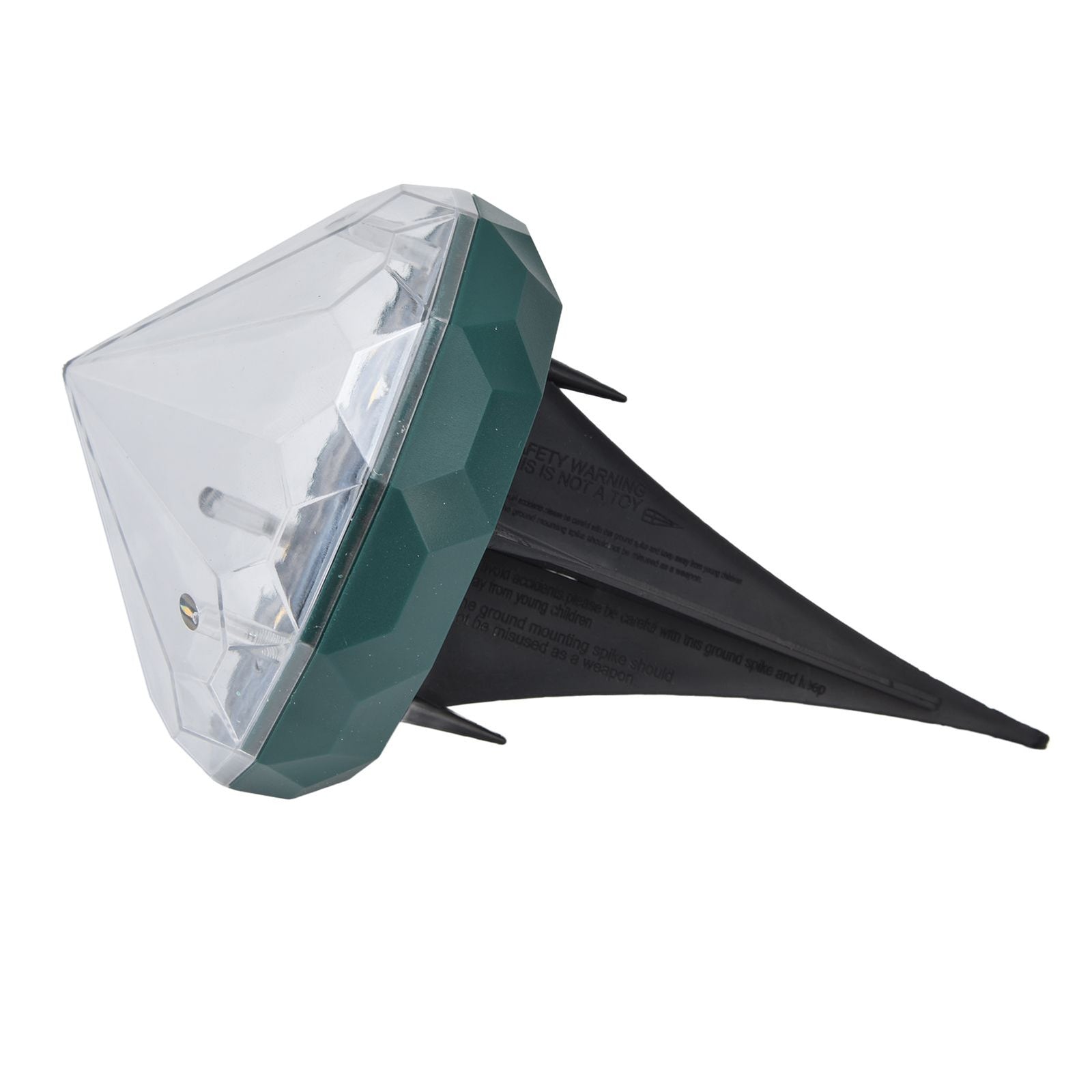 Solar Lawn Light Unique Diamond Design Waterproof LED Ground Insert Lamp for Courtyards Gardens Parks