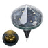 Solar Lawn Light Unique Diamond Design Waterproof LED Ground Insert Lamp for Courtyards Gardens Parks